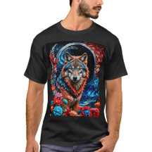 Patriotic Colors Wolf