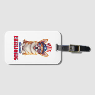 Patriotic Corgi - pawsitiv Patriotic Gepäckanhänger