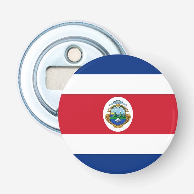 Patriotic Costa Rica Flag Flaschenöffner (Vorderseite)