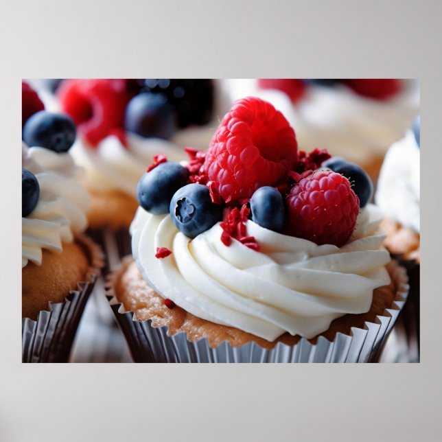 Patriotic Cupcake Poster (Vorne)