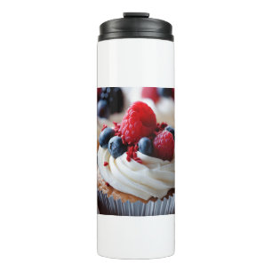 Patriotic Cupcake Thermosbecher
