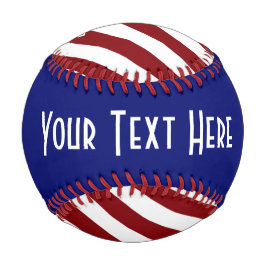 Patriotic Custom Baseball HAMbyWG