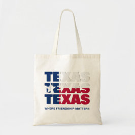 Patriotic Custom TEXAS FLAG Tragetasche