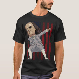 Patriotic Dabbing Benjamin Franklin Dab Dance 4. T-Shirt