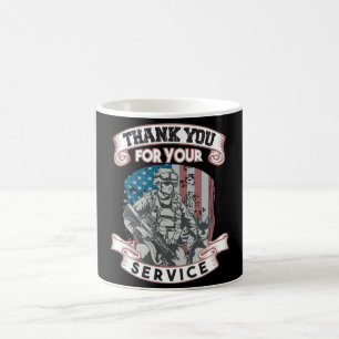 Patriotic danke Ihnen für Ihren Service Veterans D Kaffeetasse