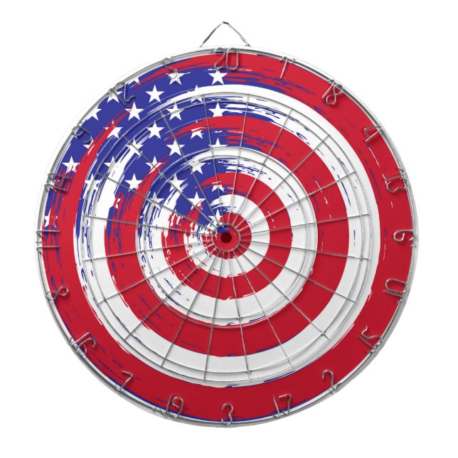 Patriotic Dartboard Dartscheibe (vorne)