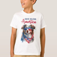 Patriotic Dog-Australian Shepherd