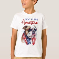 Patriotic Dog Bulldog