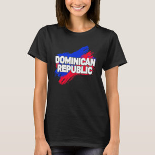 Patriotic Dominicana Pride Vintag Dominican Repub T-Shirt