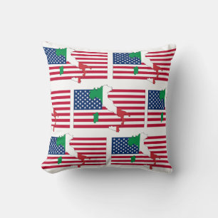 Patriotic Dualitalienischer Amerikaner Kissen