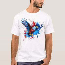 Patriotic Eagle American 4. Juli T-Shirt