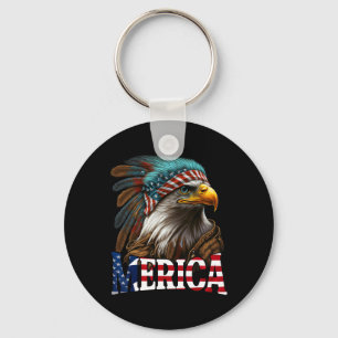 Patriotic Eagle American Flag 4. Juli Merica 1 Schlüsselanhänger