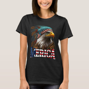Patriotic Eagle American Flag 4. Juli Merica 1 T-Shirt