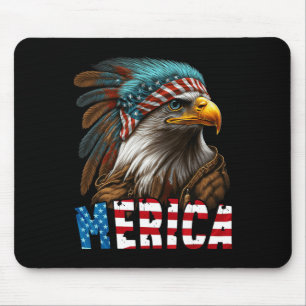 Patriotic Eagle American Flag 4. Juli Merica 3 Mousepad