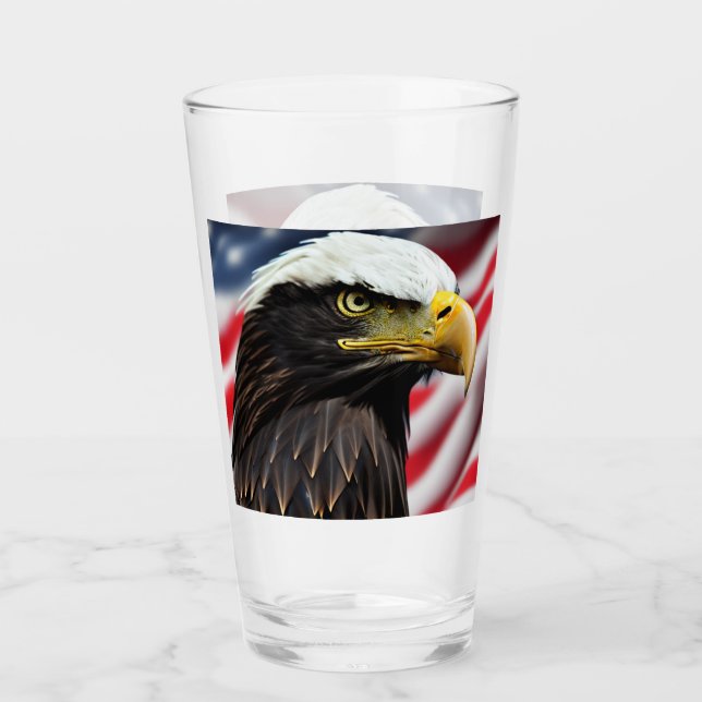 Patriotic/Eagle/American/USA Glas (Vorderseite)
