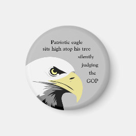 Patriotic Eagle Political Humor Funny Gift Idea Magnet