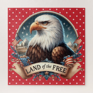 Patriotic Eagle Puzzle