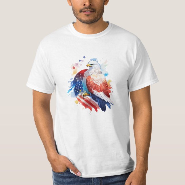 Patriotic Eagle T-Shirt (Vorderseite)