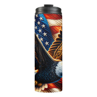 Patriotic Eagle Thermal Tumbler Thermosbecher