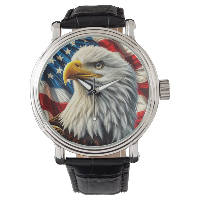 Patriotic Eagle Watch Armbanduhr (Vorderseite)