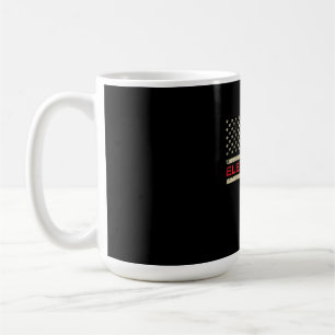 Patriotic Electrician American Flag Weihnachtsfeie Kaffeetasse