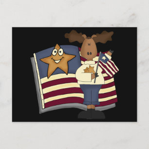 Patriotic Elose Geschenke für sie Postkarte