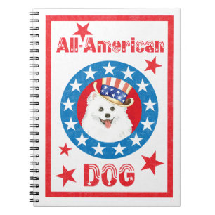 Patriotic Eskie Notizblock