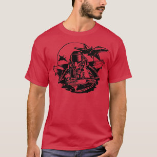 Patriotic F22 Raptor Kampfflugzeug American T-Shirt