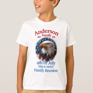 Patriotic Family Wiedersehen - 4. Juli GRILLEN & B T-Shirt