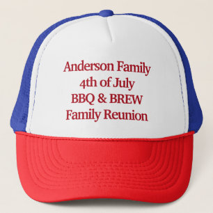 Patriotic Family Wiedersehen - 4. Juli GRILLEN & B Truckerkappe