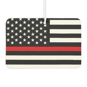 Patriotic Firefighter Style American Flag Autolufterfrischer