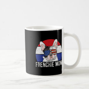 Patriotic French Bulldog Frenchie American Flag 4t Kaffeetasse
