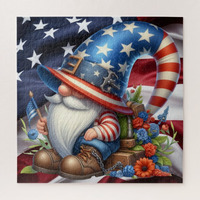 Patriotic Gnome Puzzle (Vertikal)
