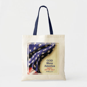 Patriotic GOD BLESS AMERICA Tragetasche