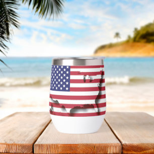 Patriotic GOD BLESS AMERICA USA Flag