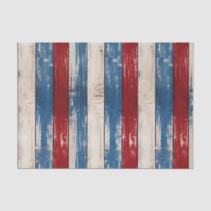 Patriotic Gold Vote Imitate Wood Americana Seidenpapier