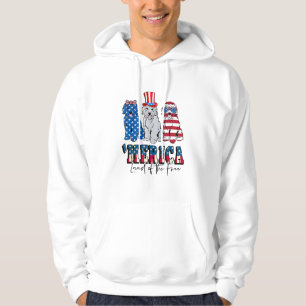 Patriotic Goldendoodle Dog 4. Juli USA Hoodie