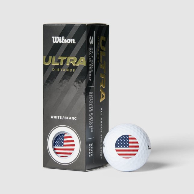 Patriotic Golf Balls Golfball (Verpackungen)