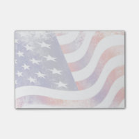 Patriotic Grunge Style verblasste amerikanische Fl