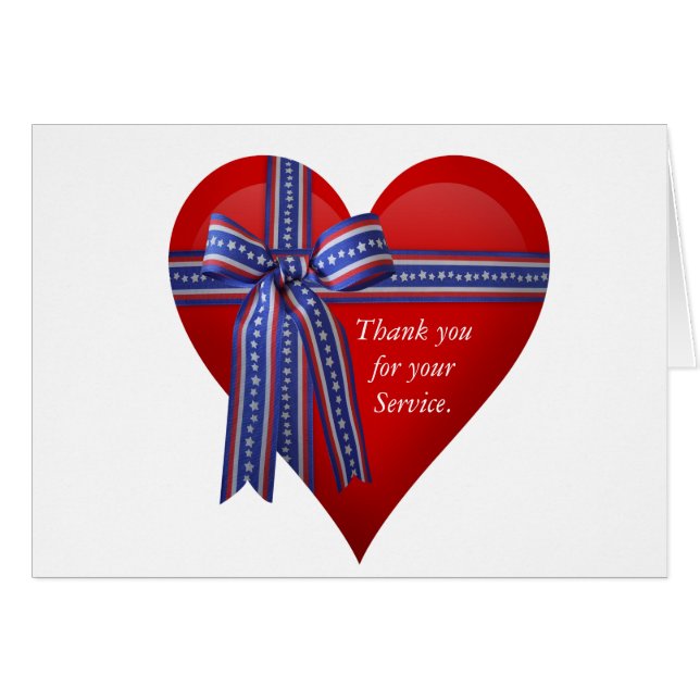Patriotic Heart Grafik (Vorderseite (Horizontal))