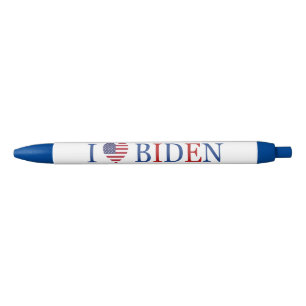 Patriotic I Heart Liebe Joe Biden Flag Kugelschreiber