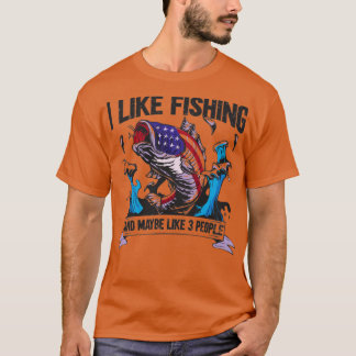 Patriotic I like Fishing T-Shirt