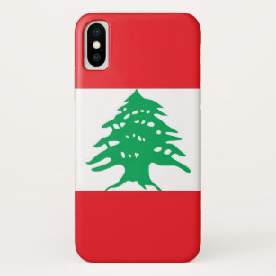 Patriotic Iphone X Fall mit Flagge Libanon Case-Mate iPhone Hülle