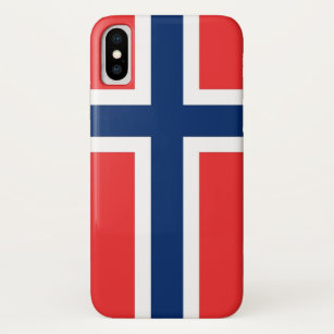 Patriotic Iphone X Fall mit Flagge Norwegens iPhone X Hülle