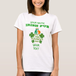 Patriotic Irish American St Patrick's Day T-Shirt