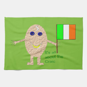 Patriotic Irish Egg Küchentücher