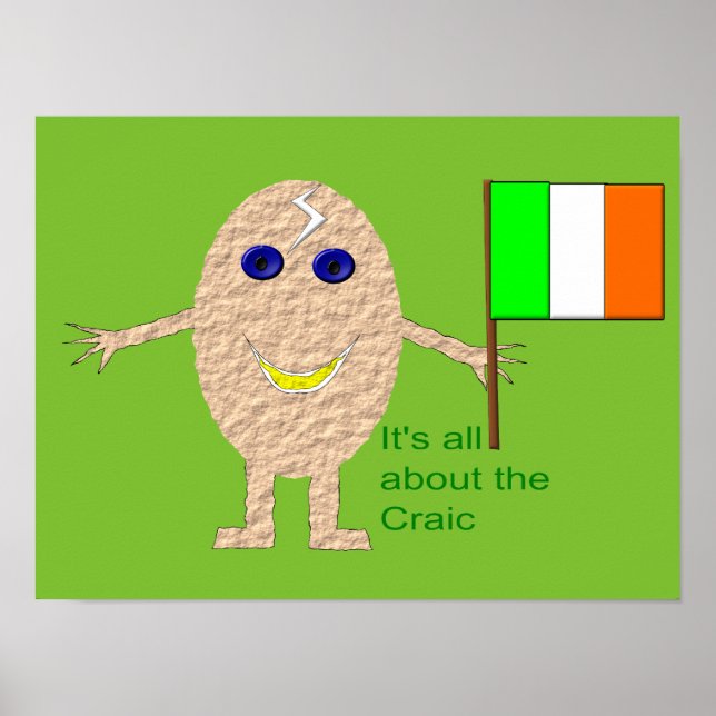 Patriotic Irish Egg Poster (Vorne)