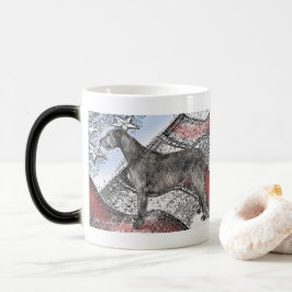 Patriotic Irish Wolfhound Verwandlungstasse