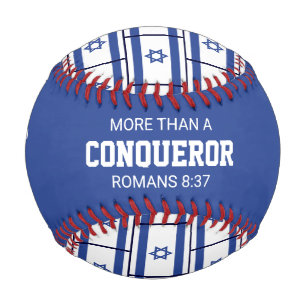 Patriotic ISRAEL Custom Scripting FLAG Baseball