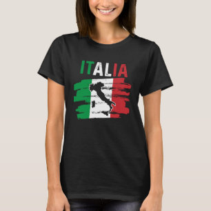 Patriotic Italian Roots Europe Traveller Italien K T-Shirt